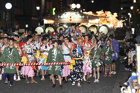 Aomori Nebuta Festival in northeastern Japan