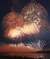 Fireworks festival in Niigata