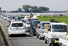 Aftermath of strong earthquake in Kumamoto