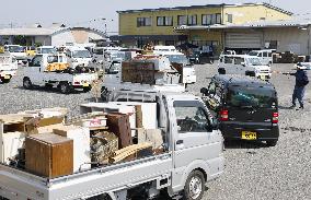Aftermath of strong earthquake in Kumamoto