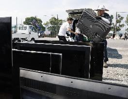 Aftermath of strong earthquake in Kumamoto
