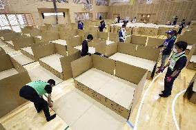 Aftermath of strong earthquake in Kumamoto