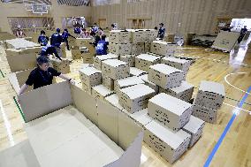 Aftermath of strong earthquake in Kumamoto