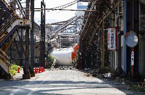 Aftermath of strong earthquake in Kumamoto