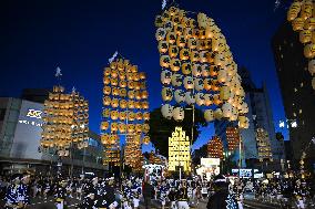 Kanto Festival in northeastern Japan