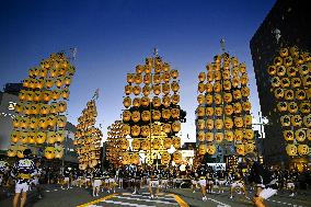 Kanto Festival in northeastern Japan
