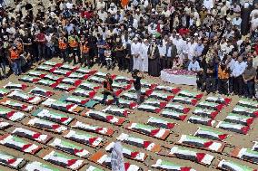 Mass funeral in Gaza City