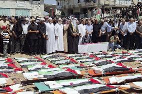 Mass funeral in Gaza City