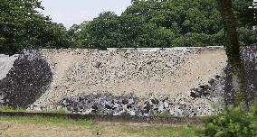 Aftermath of strong earthquake in Kumamoto