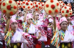 Dance festival in northeastern Japan