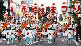 Dance festival in northeastern Japan