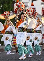 Dance festival in northeastern Japan