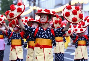 Dance festival in northeastern Japan