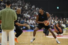 Hachimura at basketball event in Kobe