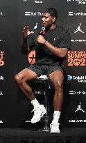 Basketball: Hachimura meets press in Nagoya