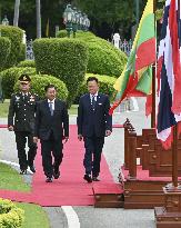 Myanmar president in Bangkok