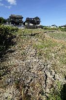 Aftermath of strong earthquake in Kumamoto