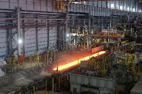 Nippon Steel's new hot strip mill line