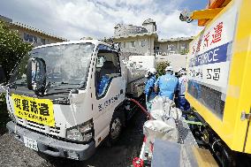 Aftermath of strong earthquake in Kumamoto