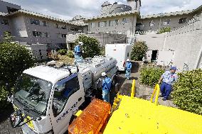 Aftermath of strong earthquake in Kumamoto