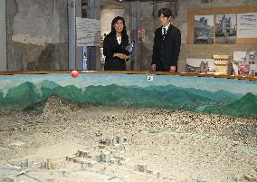 Japan Prince Hisahito visits A-bomb-hit school in Hiroshima
