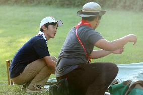 Prince Hisahito joins boy scout event in western Japan