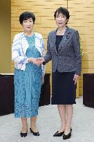 Japan PM meets with Tokyo governor