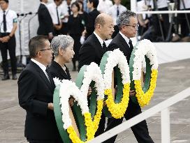 81st A-bomb anniversary in Nagasaki