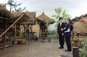 Prince Hisahito visits history museum in Hiroshima Pref.