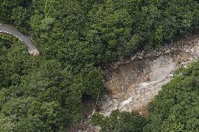 Landslide in central Japan
