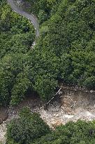 Landslide in central Japan