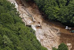 Landslide in central Japan