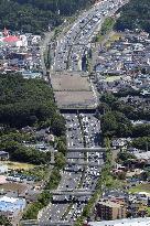 Summer holiday rush in Japan