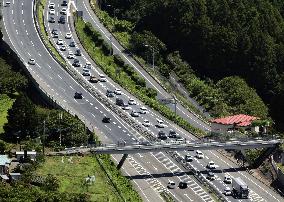 Summer holiday rush in Japan