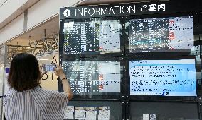 Powerful typhoon in eastern Japan