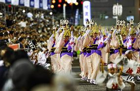 Awa dance festival in western Japan