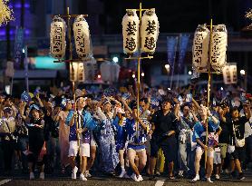 Awa dance festival in western Japan