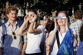 Total solar eclipse in Europe