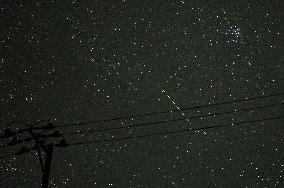 Perseid meteor shower