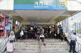 Air-raid drill in Taiwan