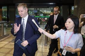 Russian President Putin visits Etorofu Island