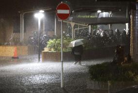 Torrential rain pounds eastern Japan