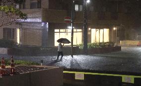 Torrential rain pounds eastern Japan