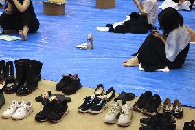 Torrential rain pounds Chiba Pref.