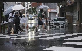 Aftermath of torrential rain in eastern Japan