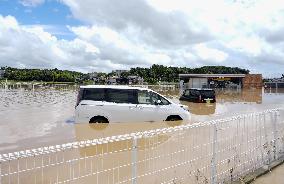 Aftermath of torrential rain in eastern Japan