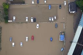 Aftermath of torrential rain in eastern Japan