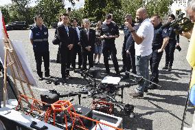 Japan provides mine-detection system to Ukraine