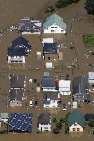 Aftermath of torrential rain in eastern Japan