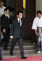 Yasukuni shrine on 81st anniv. of Japan's WWII surrender